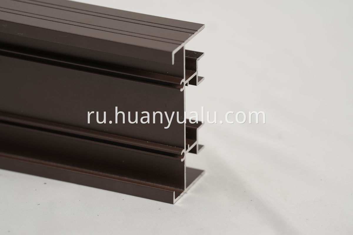 Spray painted door and window profiles